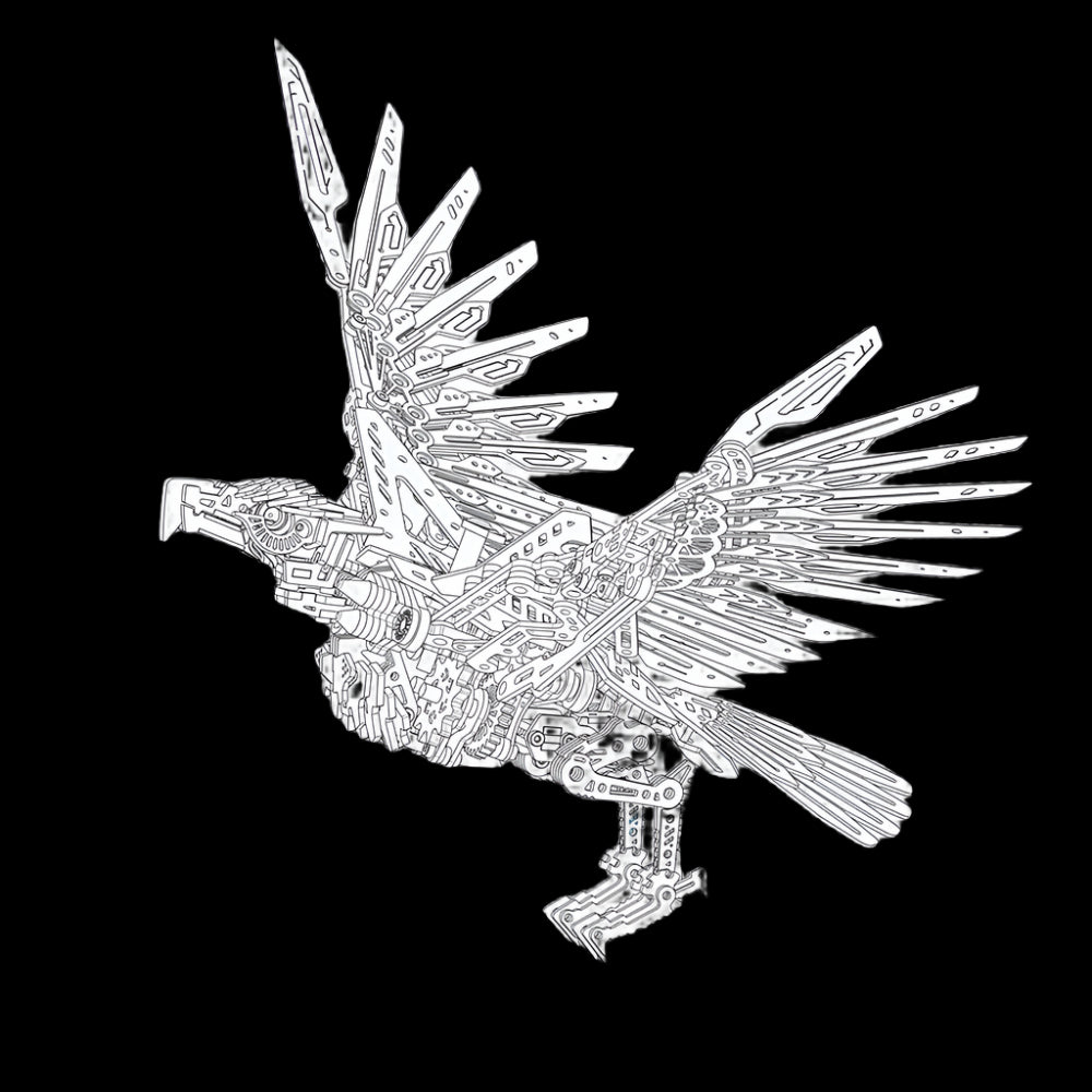 Estrelik™ | Majestic 3D Metal Mechanical Eagle Model Kit