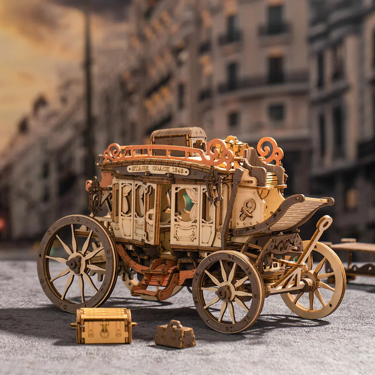 Estrelik™ | Victorian Stagecoach Musical Mechanical Kit