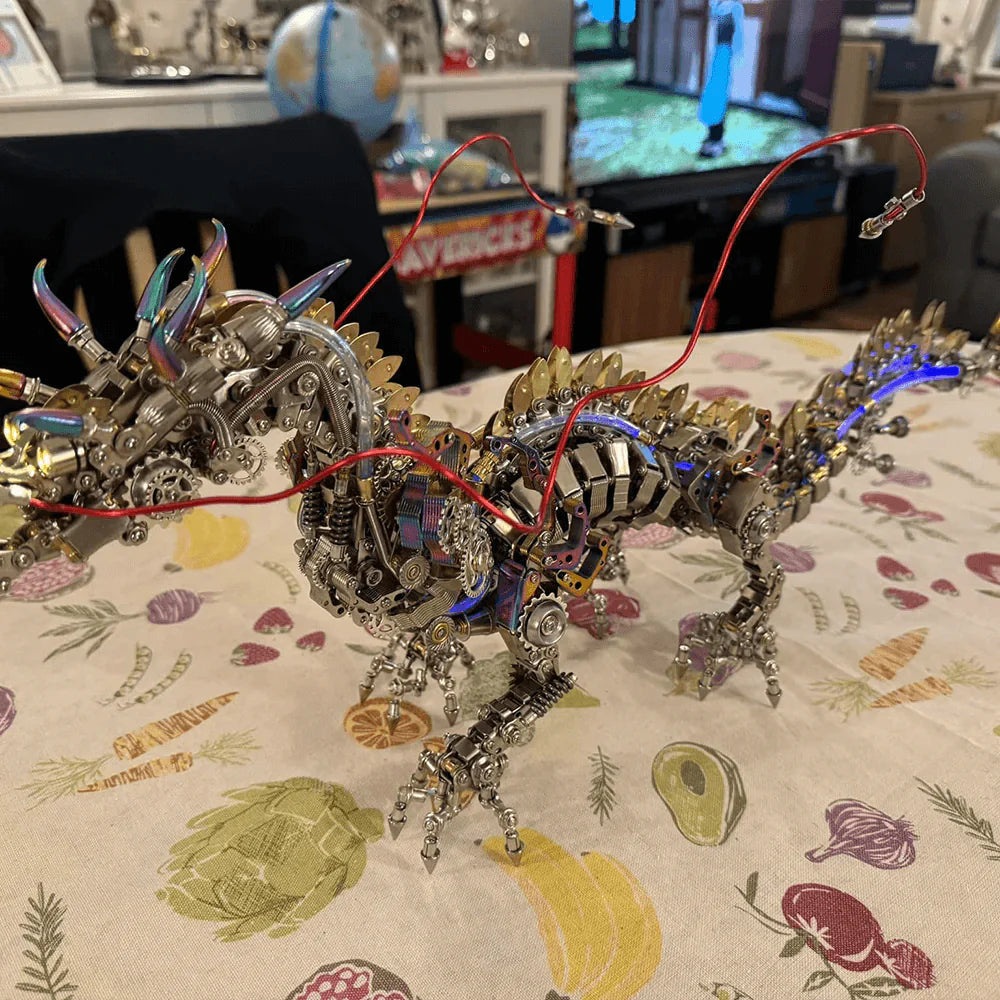 Estrelik™ | Imperial Dragon Master - 3D Metal Mechanical Dragon DIY Assembly Model Kit