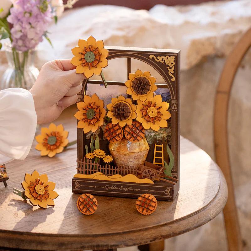 Estrelik™ | Monet's Garden 3D Wooden Puzzle with LED Lighting