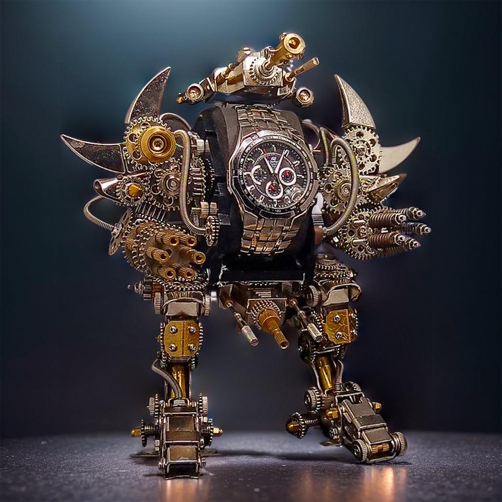 Estrelik™ | Titan Guardian Mecha Watch Stand - 3D Metal Puzzle