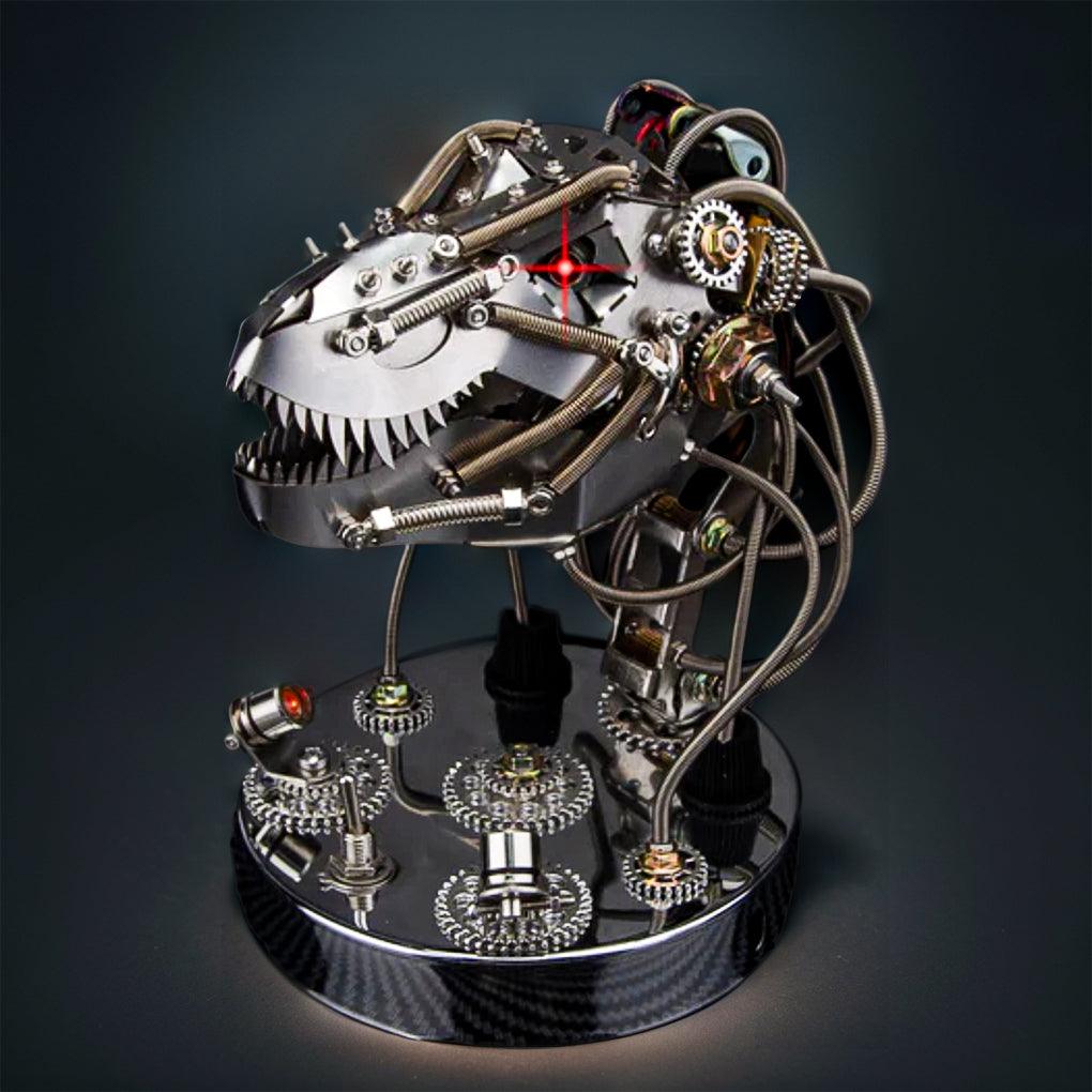 Estrelik™ | CHRONOS PREDATOR Steampunk T-Rex Head Mechanical Model Kit