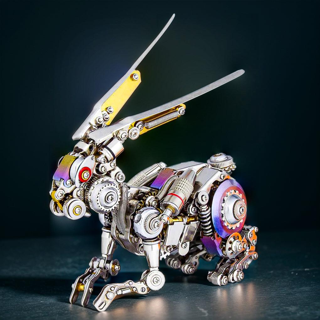 Estrelik™ | GEARSPRING REBEL 3D Metal Punk Mechanical Rabbit Model Kit