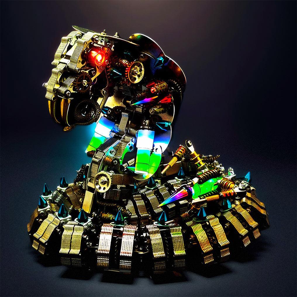 Estrelik™ | Lifelike Mechanical Cobra 3D Metal DIY Model Kit