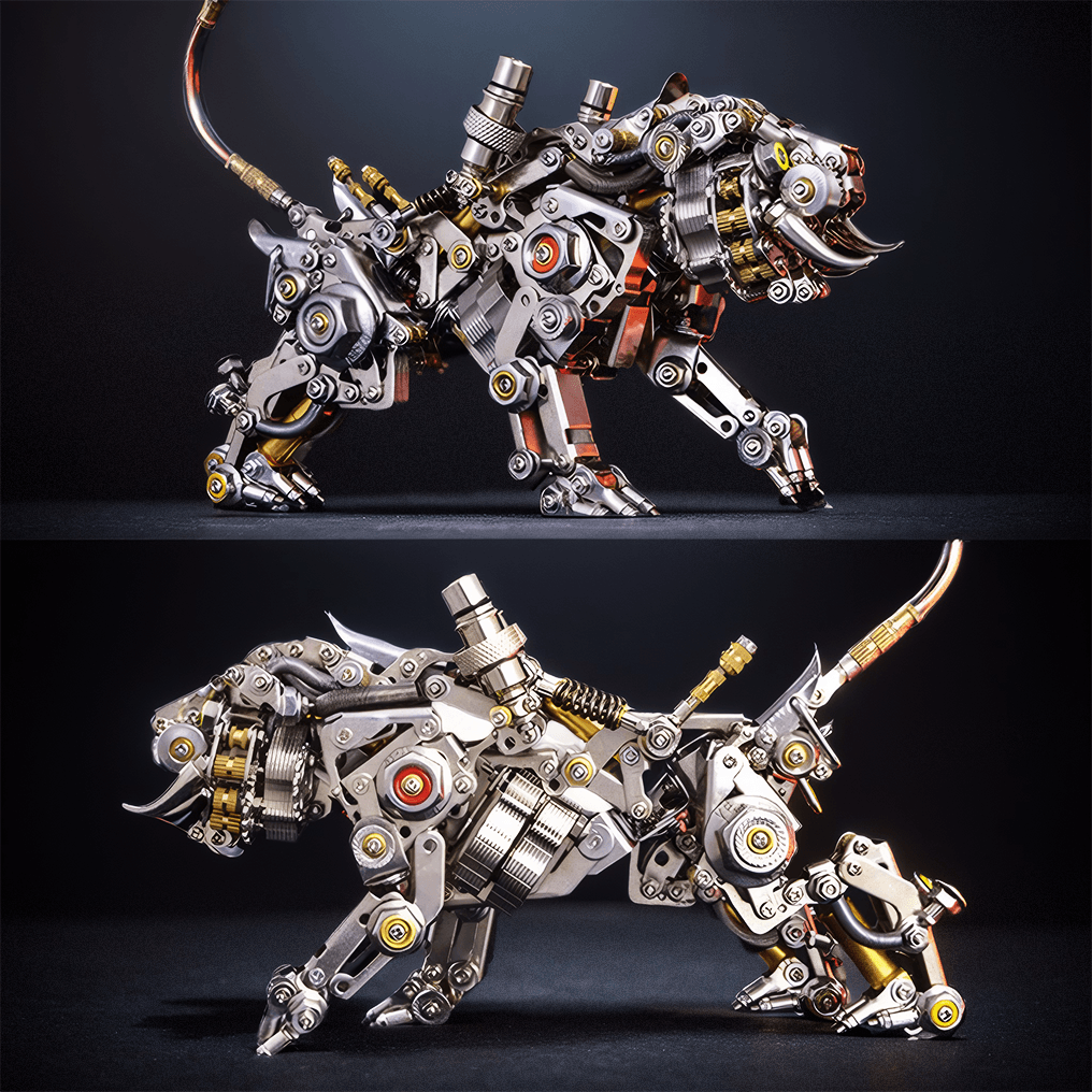Estrelik™ | DIY 3D Metal Model Bengal Tiger Kit Puzzles Building Block Set Toys