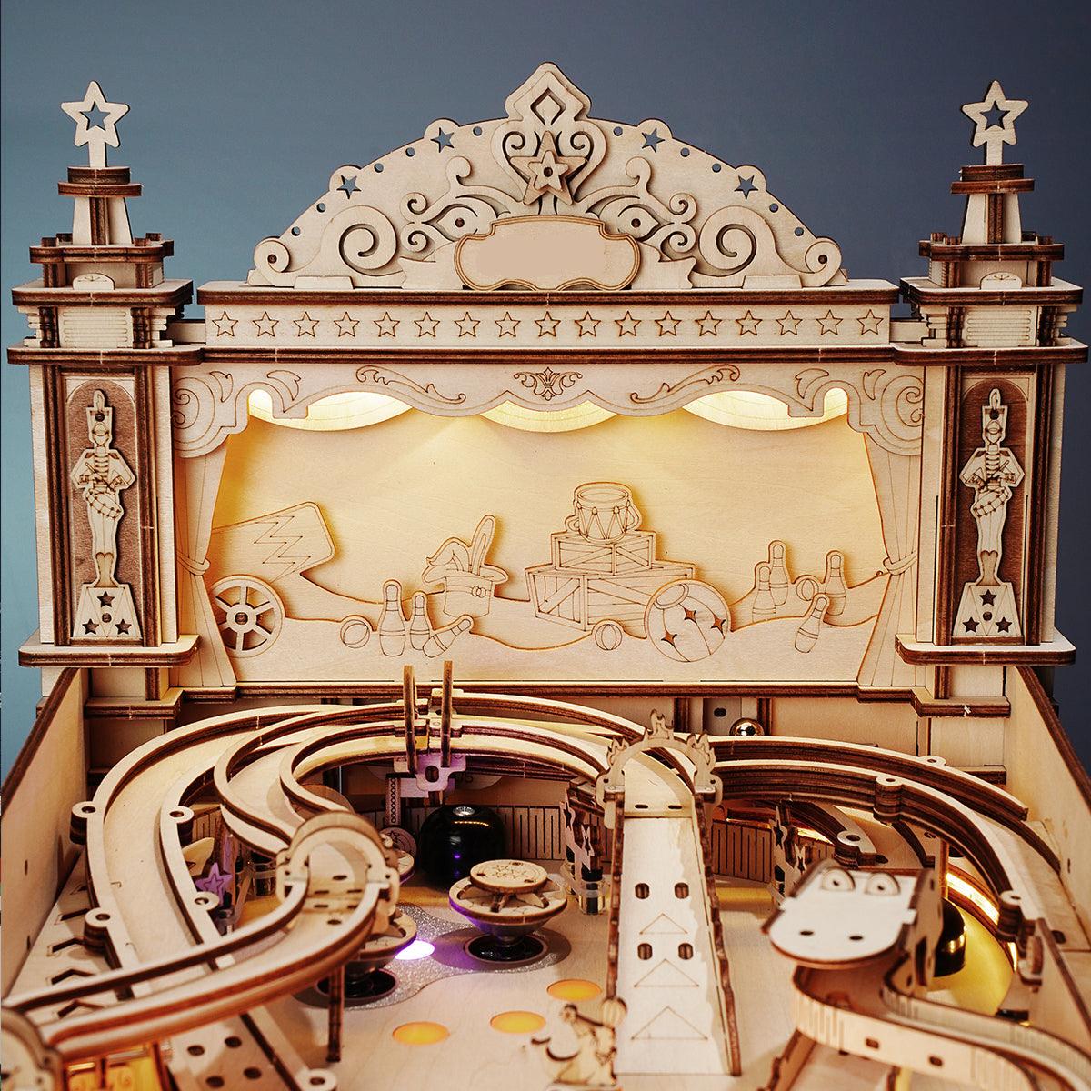 Estrelik™ | 3D Pinball Machine 3D Wooden Puzzle