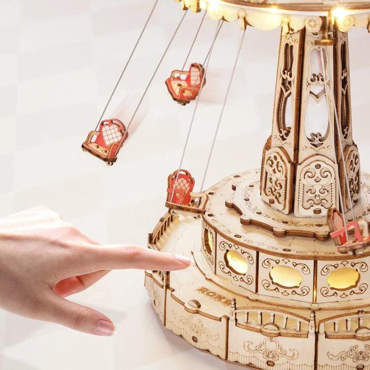 Estrelik™ | Enchanted Carousel Swing Ride Music Box