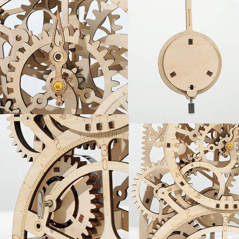 Estrelik™ | Temporal Craftsman Functional Wooden Pendulum Clock Kit