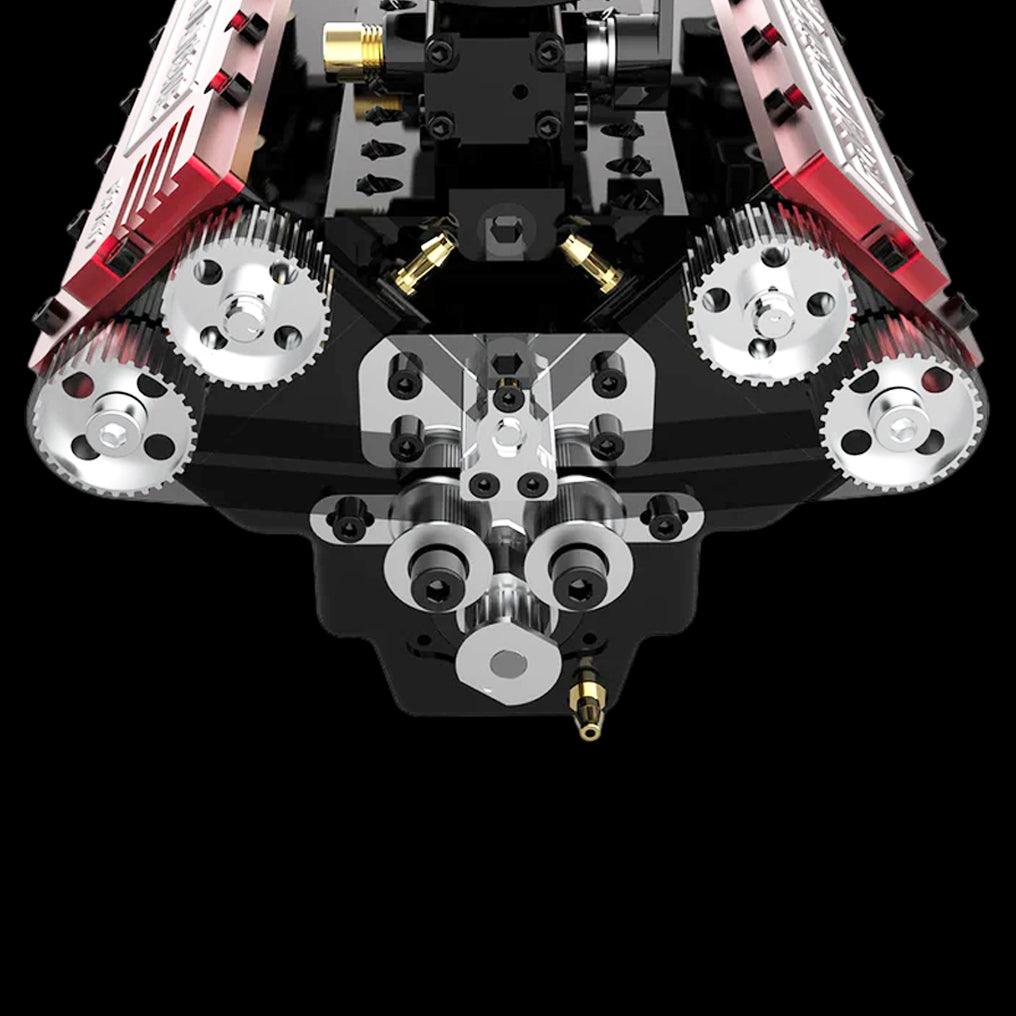 Estrelik™ | DIY V8 Engine Model That Run 28cc Gasoline/Nitro Engine KIT FS-V800