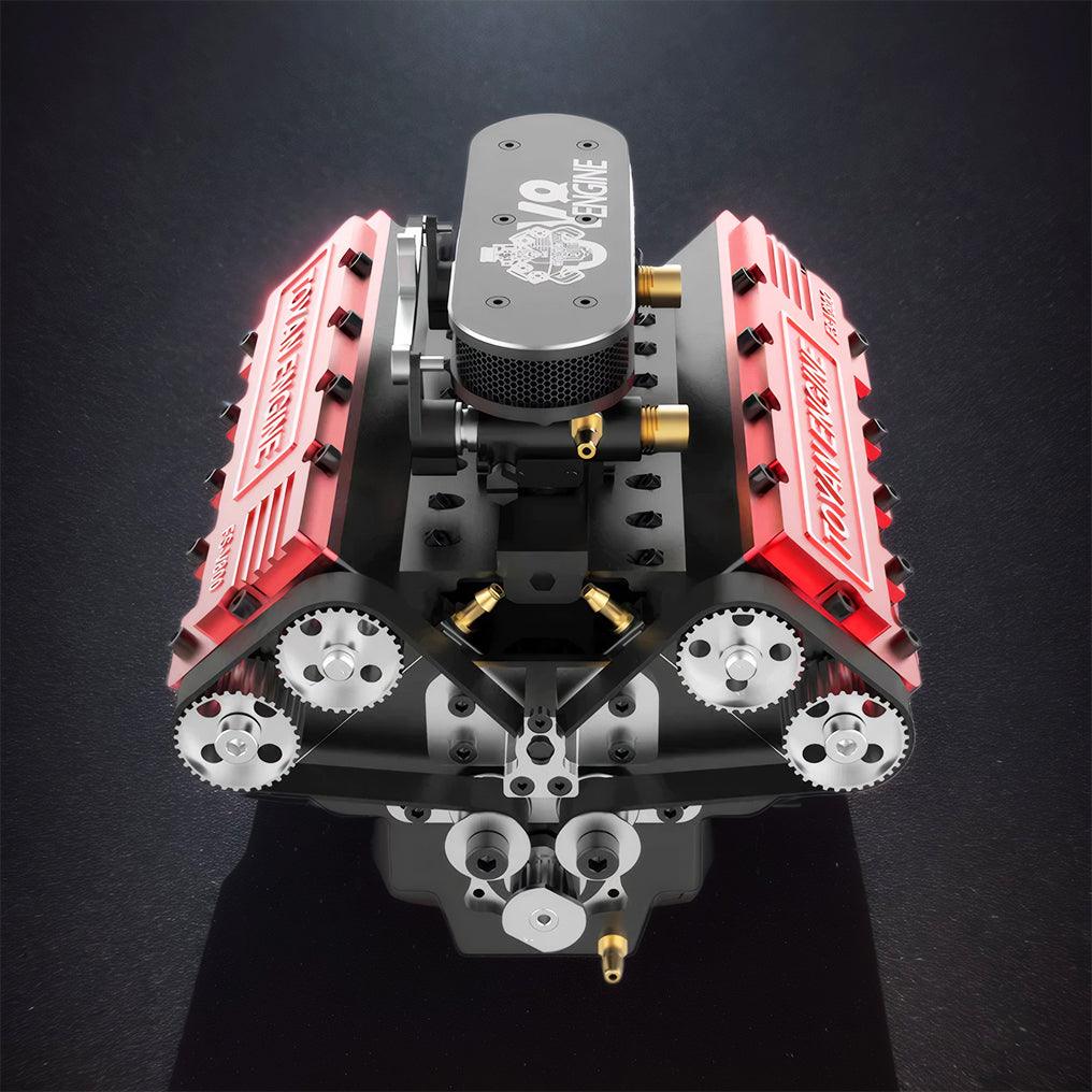 Estrelik™ | DIY V8 Engine Model That Run 28cc Gasoline/Nitro Engine KIT FS-V800