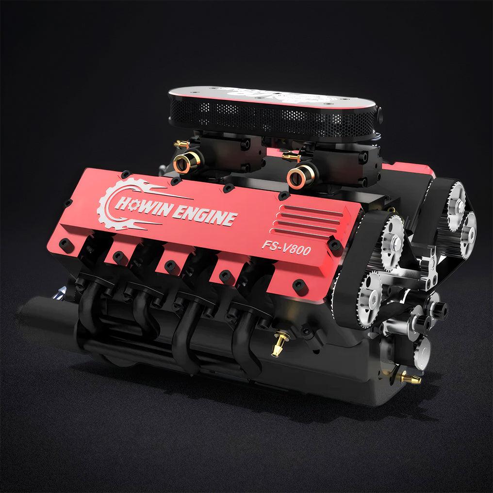 Estrelik™ | DIY V8 Engine Model That Run 28cc Gasoline/Nitro Engine KIT FS-V800