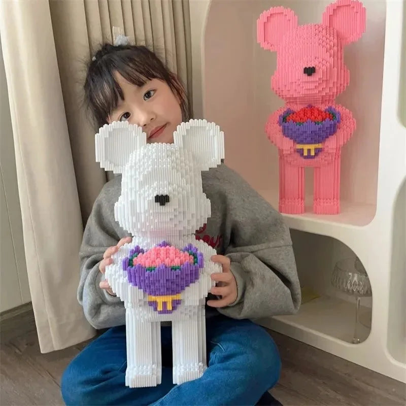 Estrelik™ | 3800 Piece Large Bear Character Construction Toy - Building Blocks Set