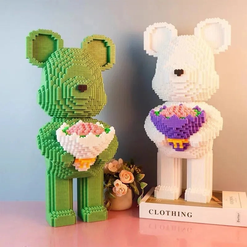 Estrelik™ | 3800 Piece Large Bear Character Construction Toy - Building Blocks Set