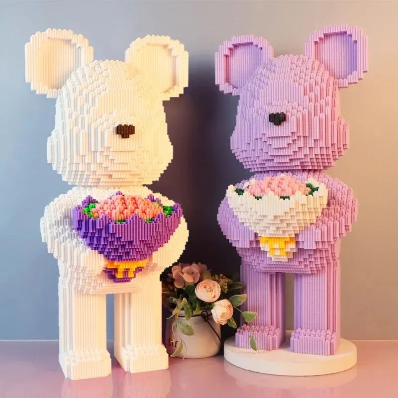 Estrelik™ | 3800 Piece Large Bear Character Construction Toy - Building Blocks Set