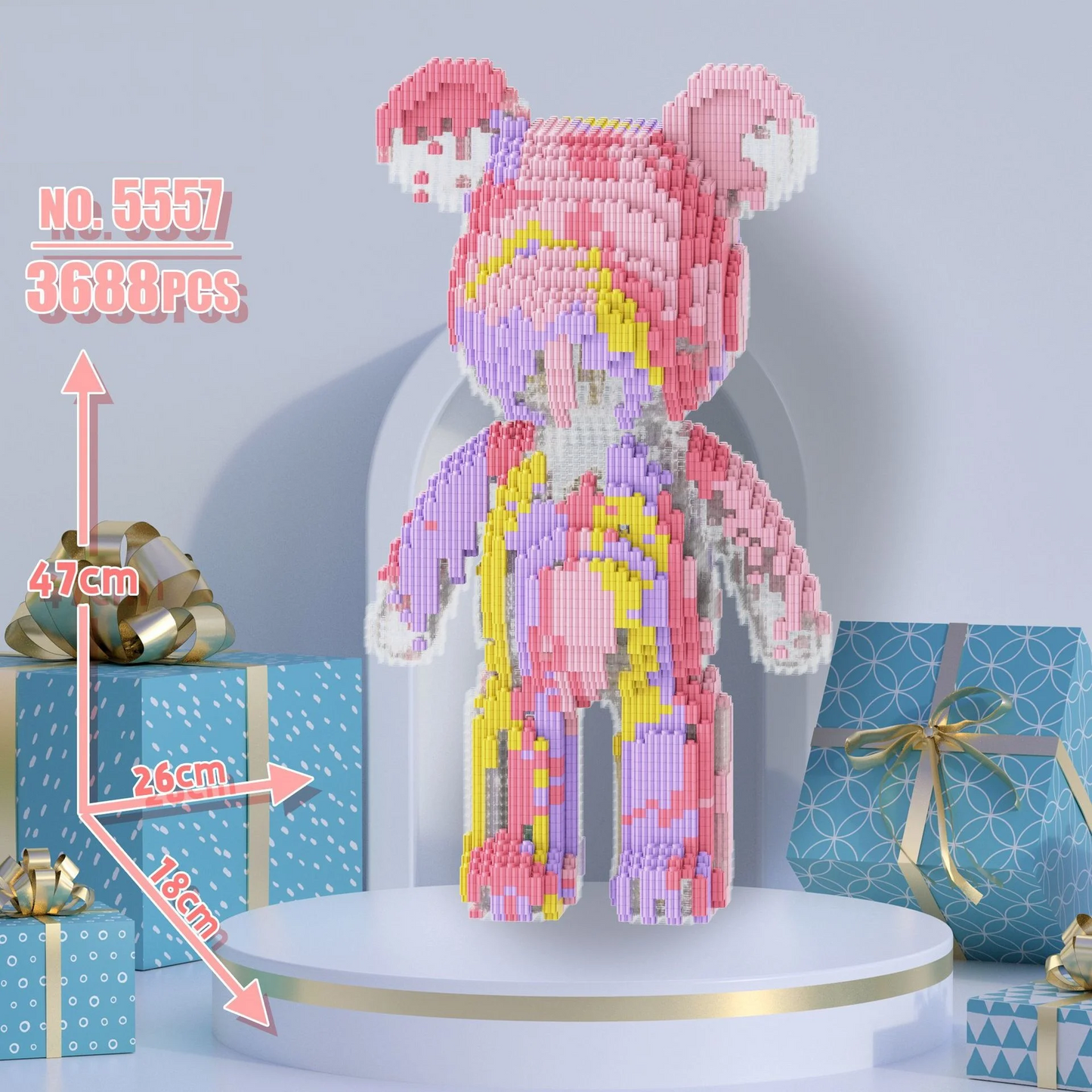 Estrelik™ | 3688 Piece Oversized Bear Character DIY Gift Model - Building Blocks Set