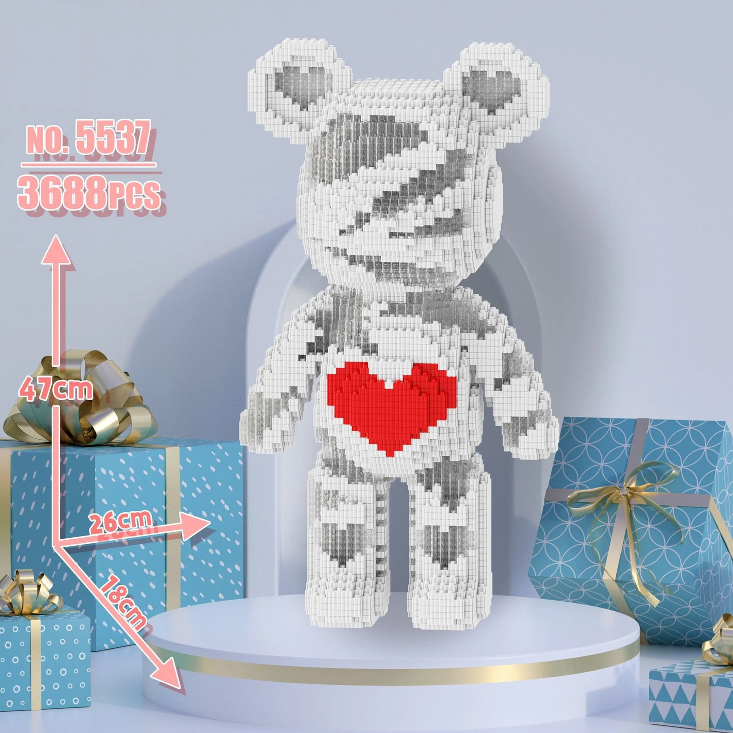 Estrelik™ | 3688 Piece Oversized Bear Character DIY Gift Model - Building Blocks Set