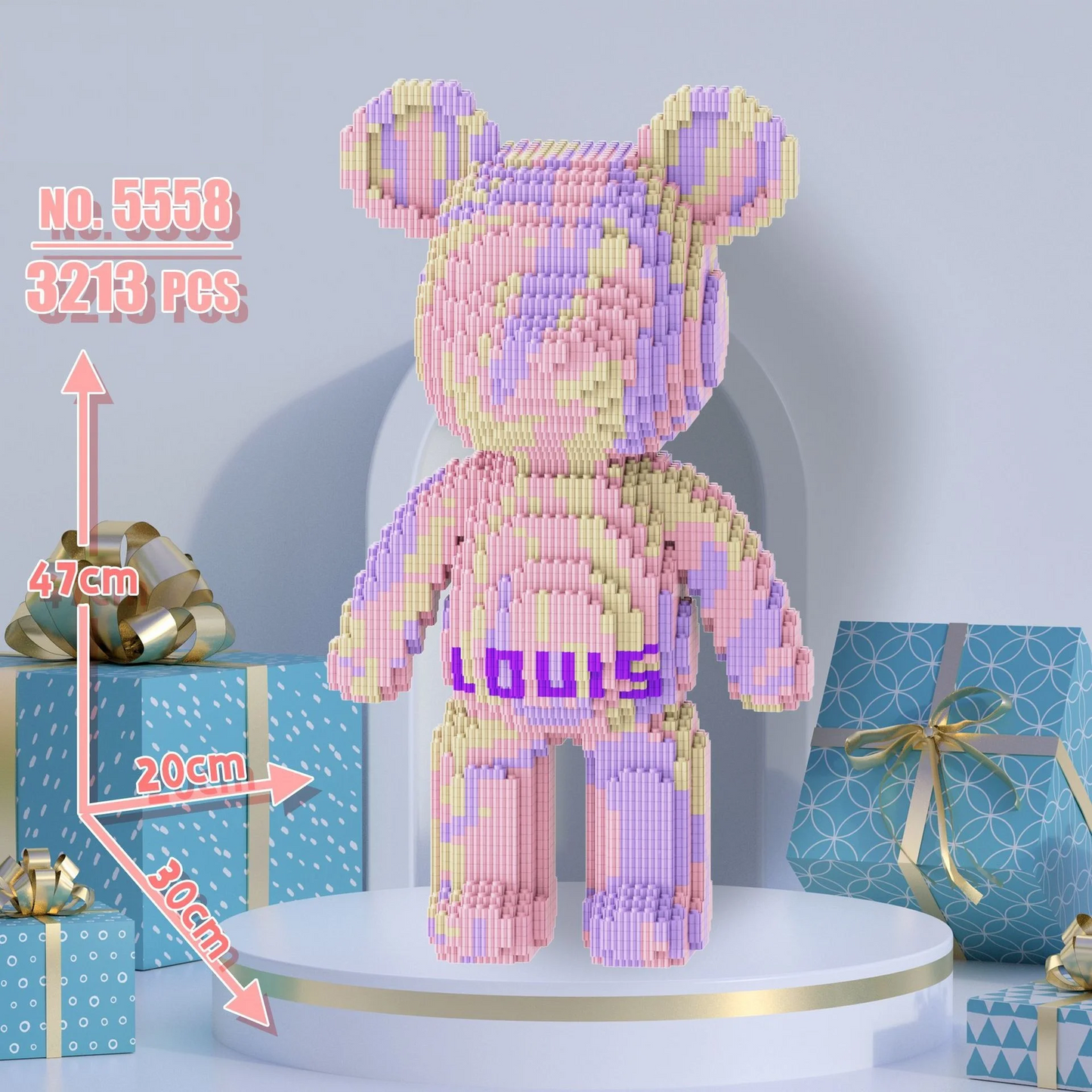 Estrelik™ | 3688 Piece Oversized Bear Character DIY Gift Model - Building Blocks Set