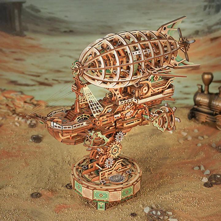 Estrelik™ | Sailing In Fog - 3D Mechanical Airship Puzzle