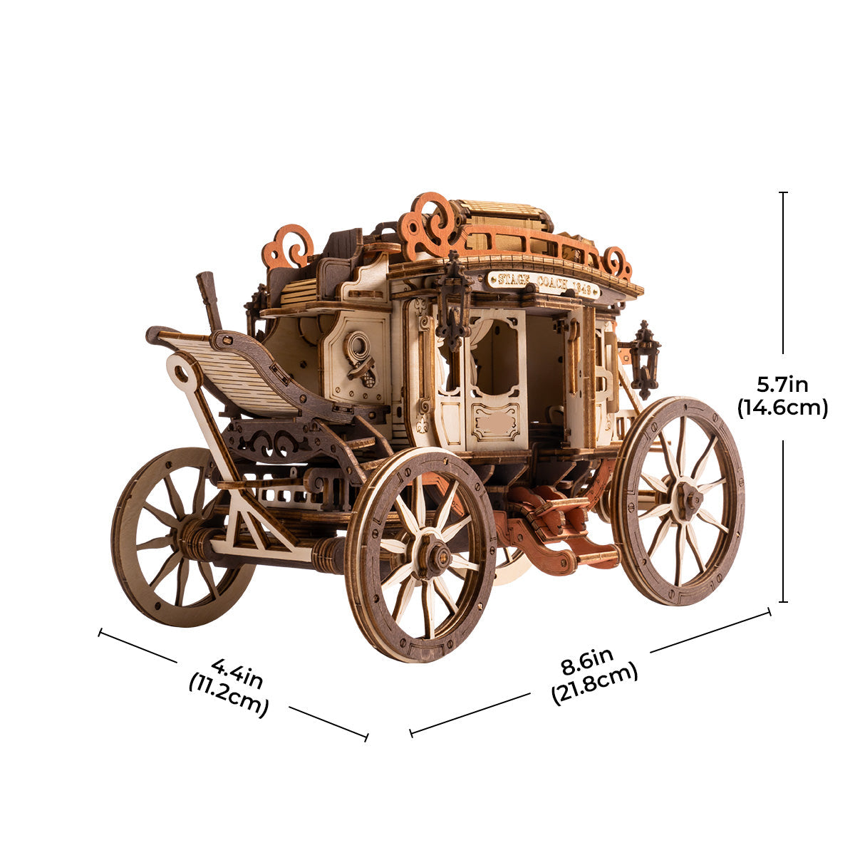 Estrelik™ | Victorian Stagecoach Musical Mechanical Kit