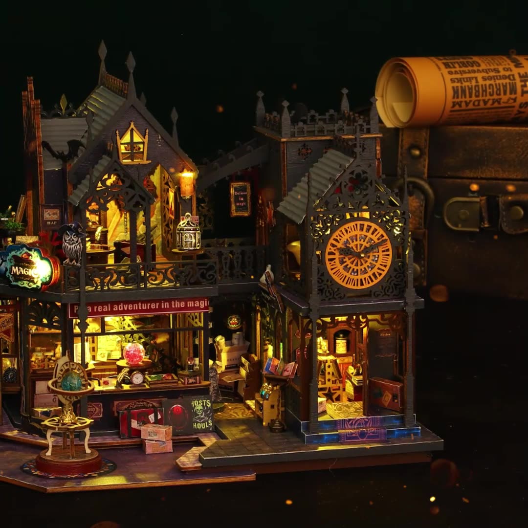 Estrelik™ | Holo Magic City DIY Miniature House