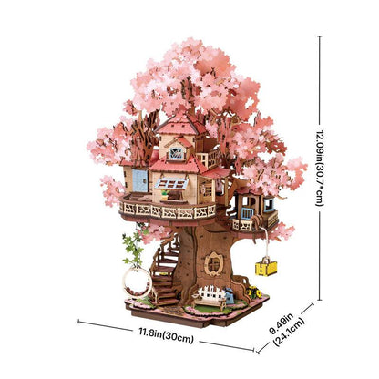Estrelik™ | Sakura Tree House DIY Assembly Kit