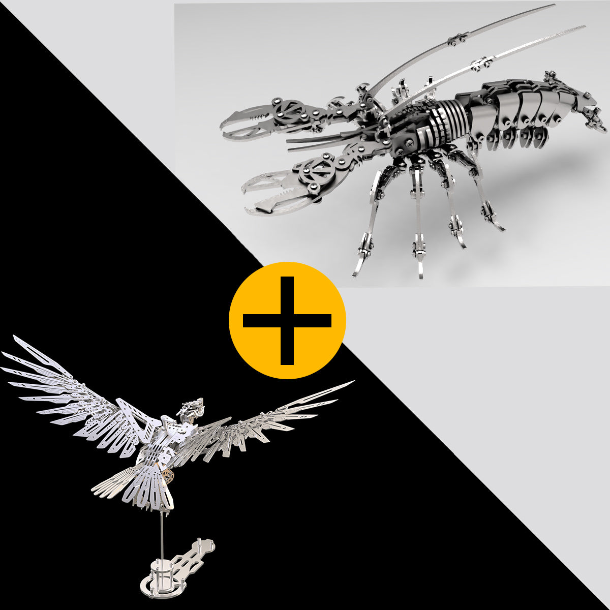 Estrelik™ | Majestic 3D Metal Mechanical Eagle Model Kit