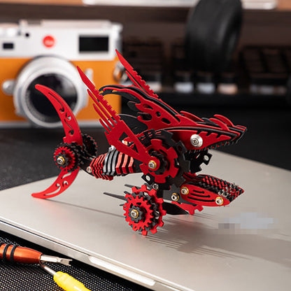 3D Metal Saw Shark DIY Mechanical Assembly Model Kit