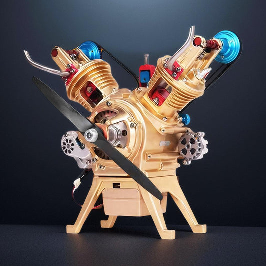 Estrelik™ | DIY Full Metal V2 Car Engine Assembly Kit that Work