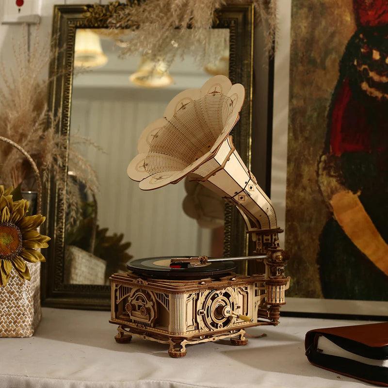 Estrelik™ | Vintage Melody Maker DIY Wooden Gramophone Kit