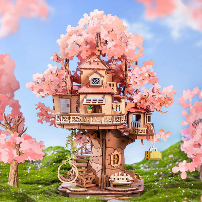 Estrelik™ | Sakura Tree House DIY Assembly Kit