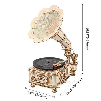 Estrelik™ | Vintage Melody Maker DIY Wooden Gramophone Kit