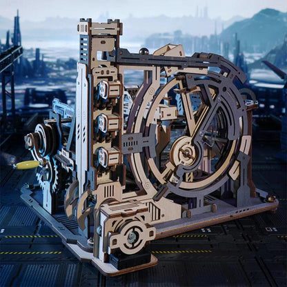 Estrelik™ | Cosmic Marble Labyrinth - 3D Wooden Mechanical Model Kit