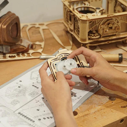 Estrelik™ | Vintage Melody Maker DIY Wooden Gramophone Kit