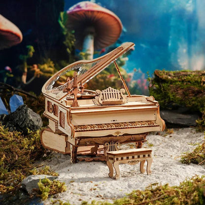Estrelik™ | Grand Symphony Piano Mechanical Music Box 3D Wooden Puzzle