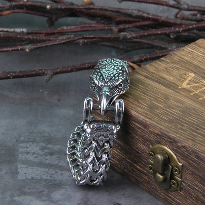 Viking Valor Spirit Animal Rugged Stainless Steel Bracelet with Box