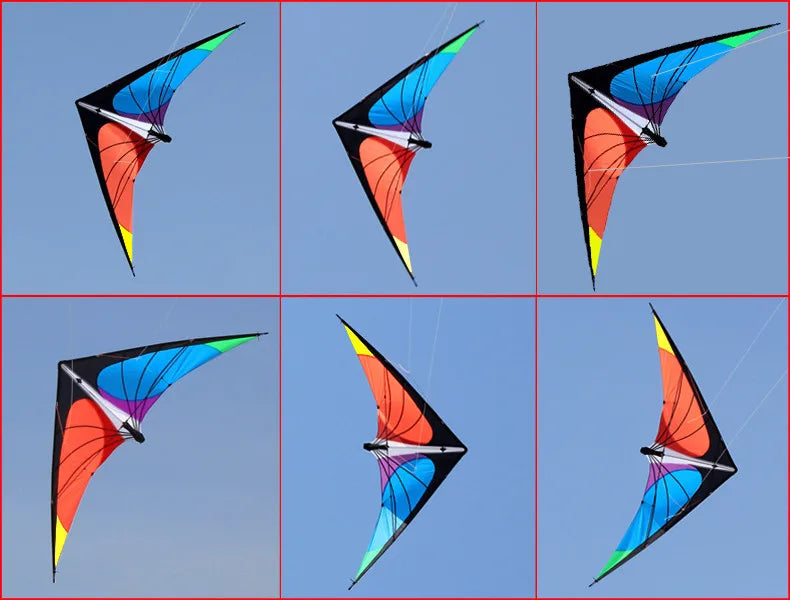 1.8m Dual-Line Stunt Kite Extra-Durable Nylon Frame and Line