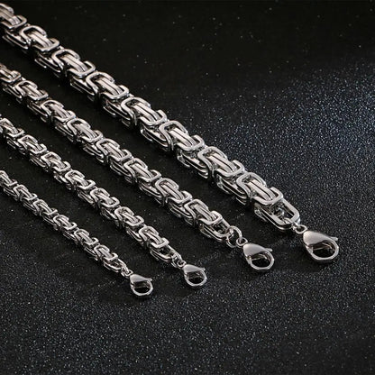 Viking Valor Premium Relic Stainless Steel Heavy‑Duty Chain Necklace