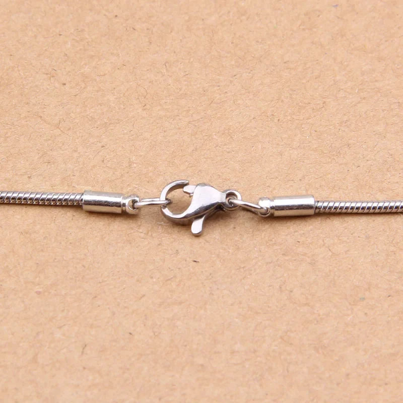 Elegant 316L Mjolnir Necklace Thor Hammer Pendant Silver Finish