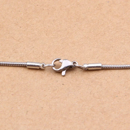 Elegant 316L Mjolnir Necklace Thor Hammer Pendant Silver Finish