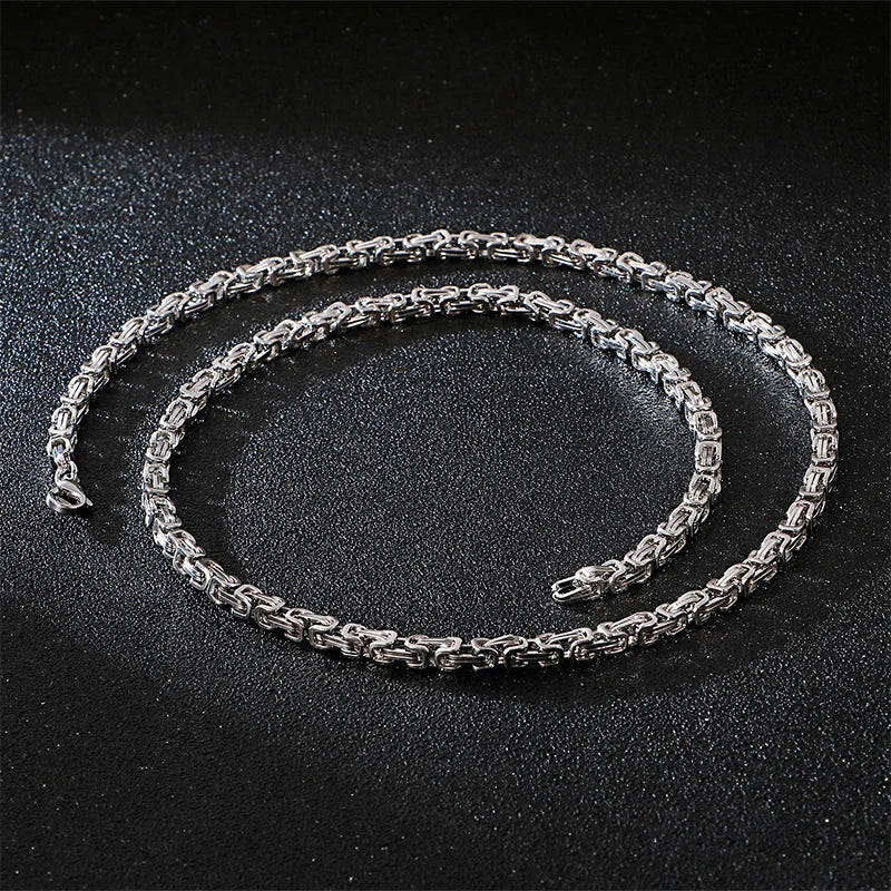 Viking Valor Premium Relic Stainless Steel Heavy‑Duty Chain Necklace