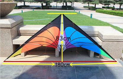 1.8m Dual-Line Stunt Kite Extra-Durable Nylon Frame and Line