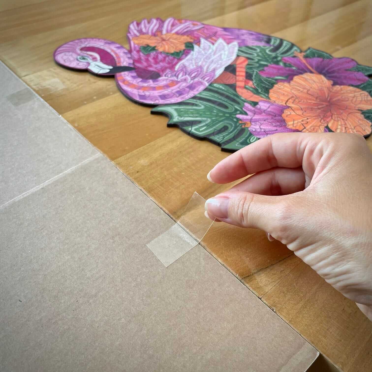 Kit Conservador Rompecabezas Lubiwood: Pegamento, Adhesivos, Cartones para Exhibir Obras