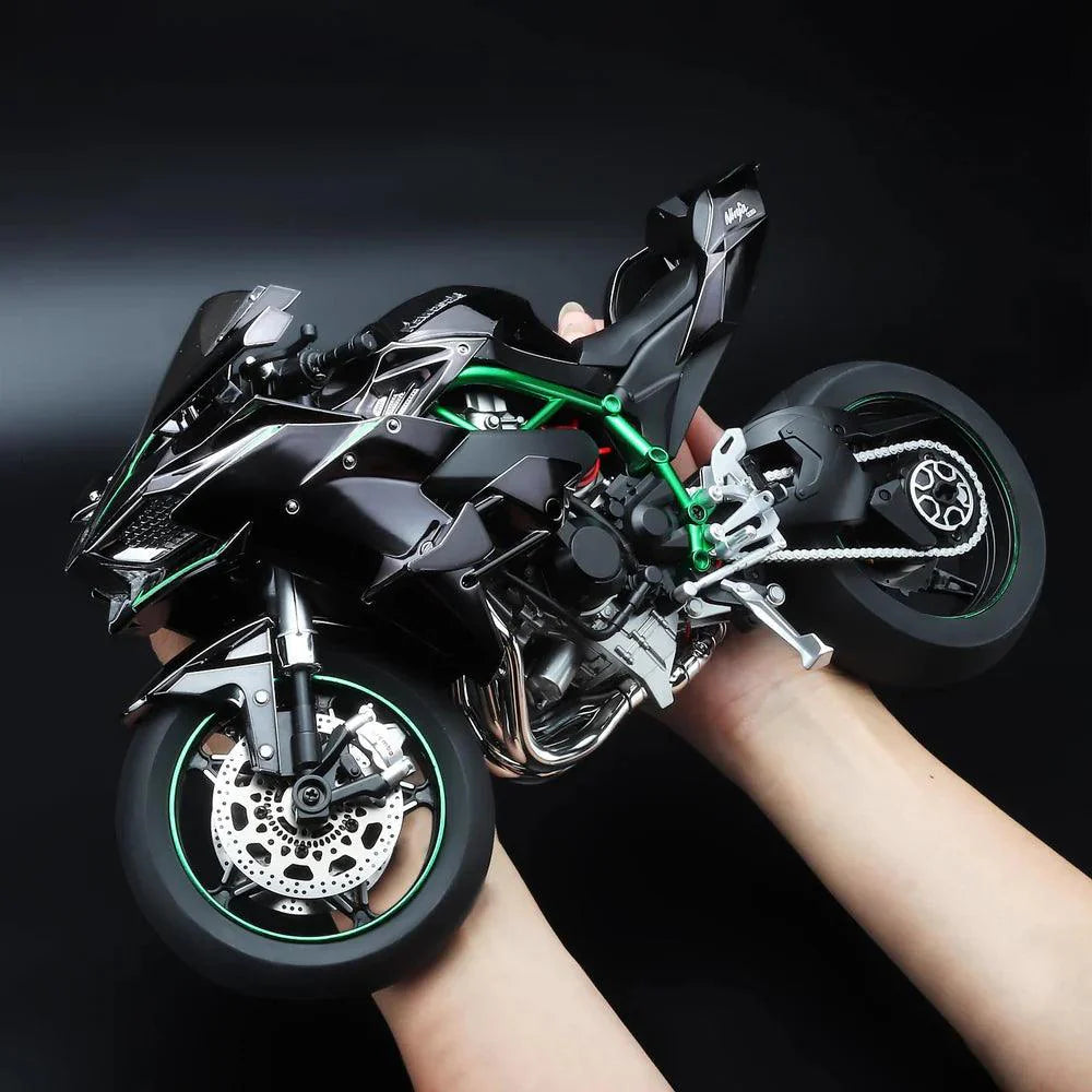 Estrelik™ | Premium Ninja H2R RC Superbike 1:6 Scale with Realistic Sound & Smoke Effects