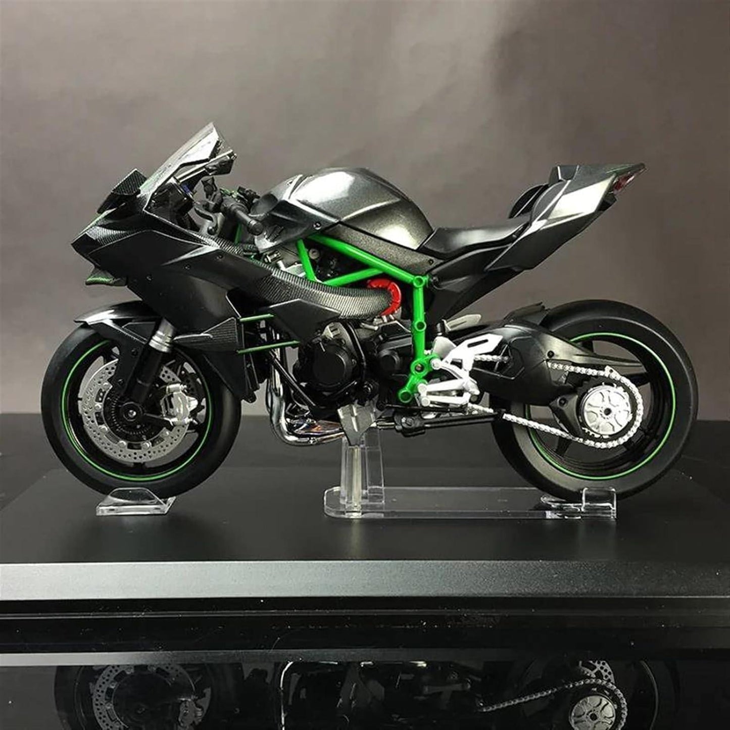 Estrelik™ | Premium Ninja H2R RC Superbike 1:6 Scale with Realistic Sound & Smoke Effects