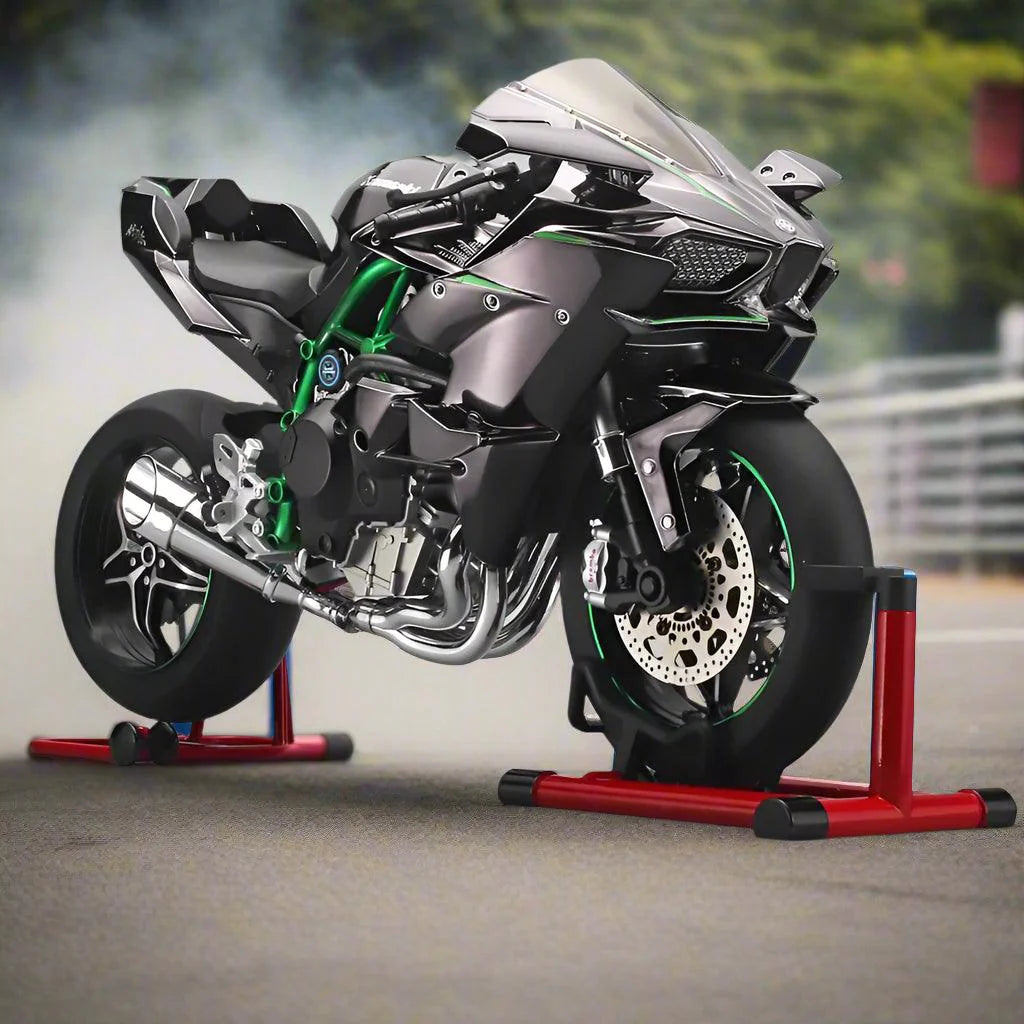 Estrelik™ | Premium Ninja H2R RC Superbike 1:6 Scale with Realistic Sound & Smoke Effects