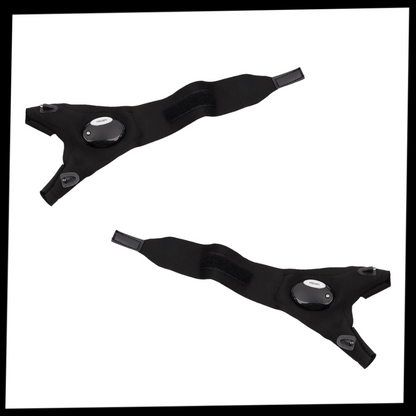 Waterproof LED Light Gloves with Battery-Powered Hands-Free Illumination