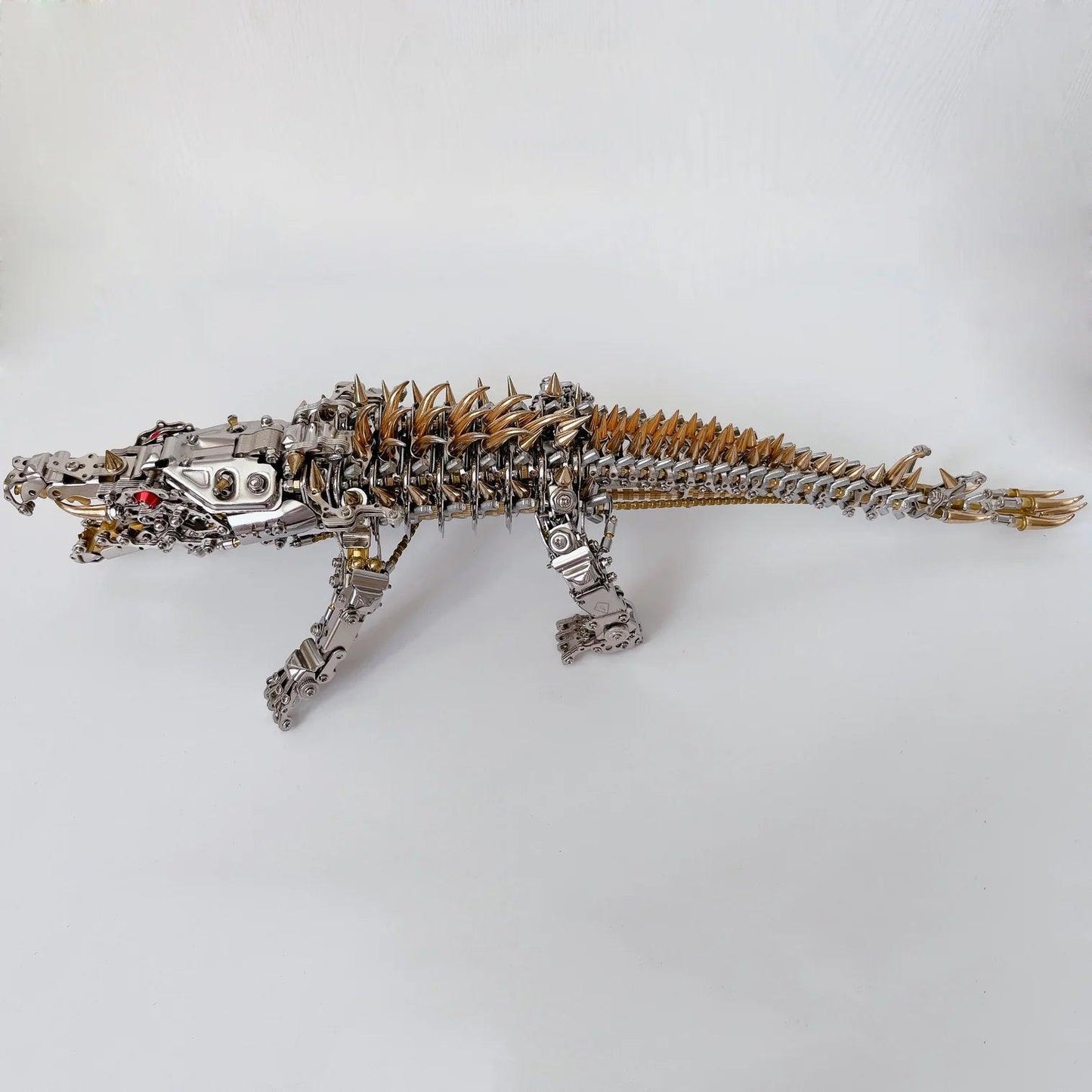 Estrelik™ | Mechanical Crocodile Metal Sculpture
