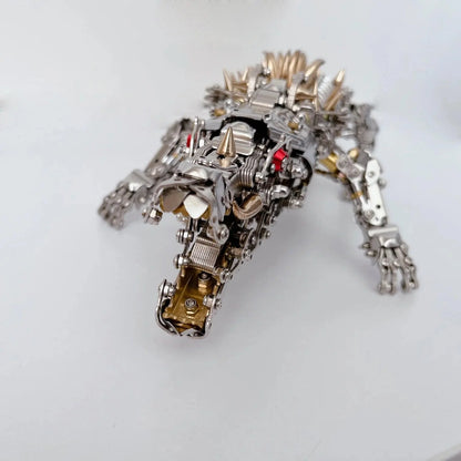 Estrelik™ | Mechanical Crocodile Metal Sculpture