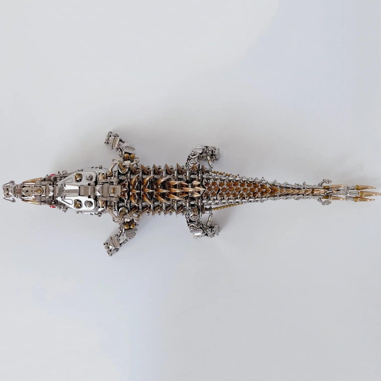 Estrelik™ | Mechanical Crocodile Metal Sculpture