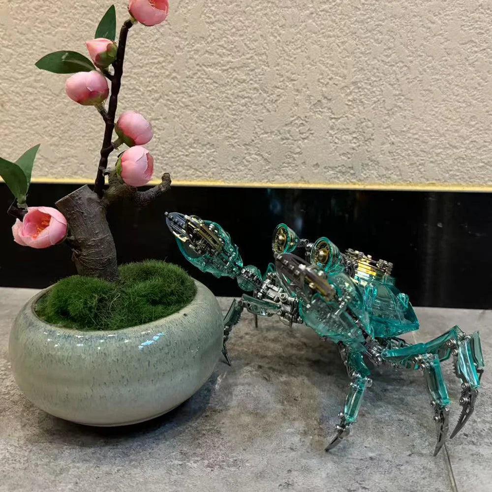 Estrelik™ | Cybernetic Crab 3D Metal Model Kit